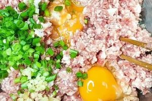 用肉馅做的美食~（美味肉馅佳肴）