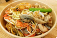 餐创海鲜焖面煲仔饭~（海鲜焖面家常做法）