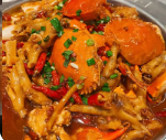 胖哥俩肉蟹煲~（可口海鲜烩锅）