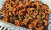 酱烧鱿鱼~（烤鱼酱香料理）