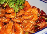 舌品天下香辣味虾~（辣味爆炒虾仁）